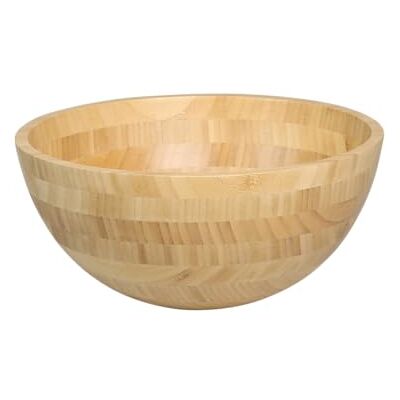 Kesper Serveerschaal van FSC®-gecertificeerd bamboe, afmetingen: Ø 25 cm, hoogte: 13 cm 53051 Kesper Serveerschaal van FSC®-gecertificeerd bamboe, afmetingen: Ø 25 cm, hoogte: 13 cm 53051