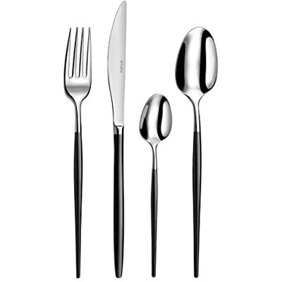 Amefa Soprano 16-delige bestekset voor 4 personen Zwart Amefa Soprano 16-delige bestekset voor 4 personen Zwart