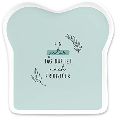 Grafik Werkstatt Grafik-Werkstatt Toastbord met spreuk porselein Ein guter Tag Grafik Werkstatt Grafik-Werkstatt Toastbord met spreuk porselein Ein guter Tag