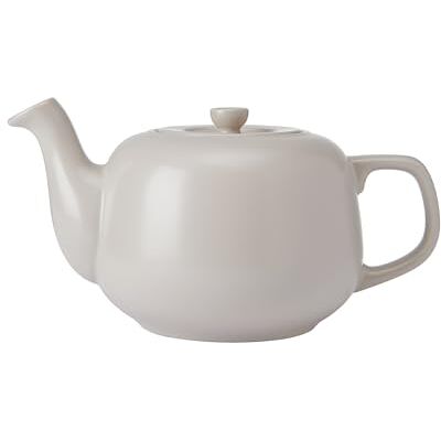 La Cafetière Klassieke Theepot in Latte/crèmekleur, traditionele theepot met comfortabele handgreep en antilek schenktuit voor 4 kopjes, geschikt voor theezakjes, 1,2 liter La Cafetière Klassieke Theepot in Latte/crèmekleur, traditionele theepot met comfortabele handgreep en antilek schenktuit voor 4 kopjes, geschikt voor theezakjes, 1,2 liter