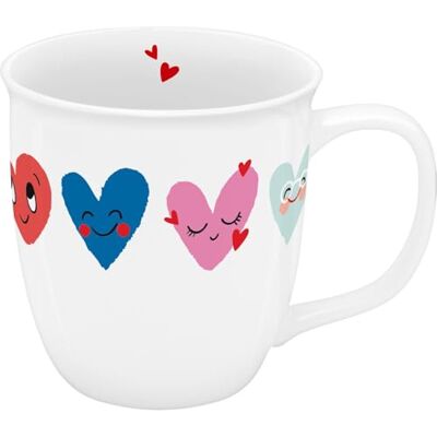 Sheepworld Mok met hartmotief kleine beker van porselein, 32 cl, hoogte 9 cm, diameter 8,5 cm geschenkmok, Valentijnsdag, verjaardag 74865 Sheepworld Mok met hartmotief kleine beker van porselein, 32 cl, hoogte 9 cm, diameter 8,5 cm geschenkmok, Valentijnsdag, verjaardag 74865