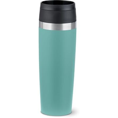 Emsa Travel Mug Classic 0,5 liter, roestvrij staal, 100% dicht N2023850 Nieuwe comfort-schroefsluiting, 6 uur warm en 12 uur koud, 360° drinkopening Emsa Travel Mug Classic 0,5 liter, roestvrij staal, 100% dicht N2023850 Nieuwe comfort-schroefsluiting, 6 uur warm en 12 uur koud, 360° drinkopening