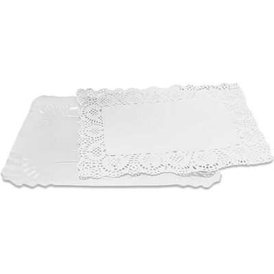 Algon Wegwerpdienblad 18/U voor het serveren van levensmiddelen, rechthoekig, 22 x 28 cm, ideaal voor feestjes, evenementen en catering, met robuust en praktisch design Algon Wegwerpdienblad 18/U voor het serveren van levensmiddelen, rechthoekig, 22 x 28 cm, ideaal voor feestjes, evenementen en catering, met robuust en praktisch design