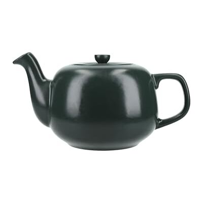 La Cafetière Klassieke Theepot In Groene Kleur, Traditionele Theepot Met Comfortabele Handgreep En Druppelvrije Uitloop Voor 4 Kopjes Geschikt Voor Theezakjes, 1.2L La Cafetière Klassieke Theepot In Groene Kleur, Traditionele Theepot Met Comfortabele Handgreep En Druppelvrije Uitloop Voor 4 Kopjes Geschikt Voor Theezakjes, 1.2L