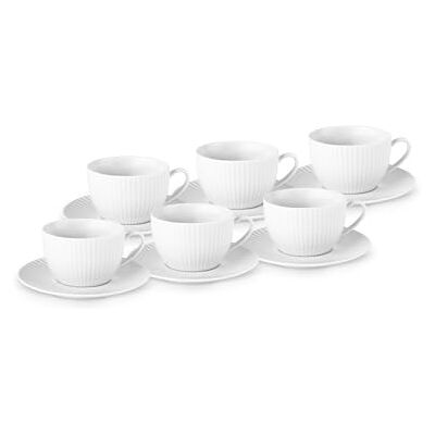 KARACA Seashell Theekopje voor 6 personen, Turkse theeglazen met schoteltje, Cay Bardagi-set, Turkse thee, Cay Bardagi SETI, elegant design, hoogwaardig design KARACA Seashell Theekopje voor 6 personen, Turkse theeglazen met schoteltje, Cay Bardagi-set, Turkse thee, Cay Bardagi SETI, elegant design, hoogwaardig design
