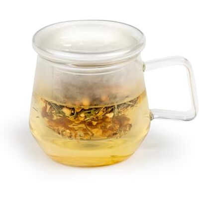 Bredemeijer Tea for One Livorno Theemok glas enkelwandig met filter (Transparant) Bredemeijer Tea for One Livorno Theemok glas enkelwandig met filter (Transparant)