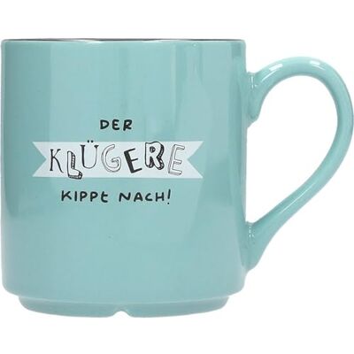 Depesche 0013594-042 lievelingsbeker motief nr. 42, mok met handvat met spreuk, 300 ml, van porselein, gedeeltelijk met goudfolie en opdruk aan de binnenkant Depesche 0013594-042 lievelingsbeker motief nr. 42, mok met handvat met spreuk, 300 ml, van porselein, gedeeltelijk met goudfolie en opdruk aan de binnenkant