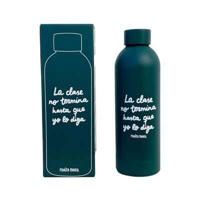 Pedrita Parker Thermosfles voor leraren, waterfles van roestvrij staal, BPA-vrij, herbruikbaar, dubbel geïsoleerd, 500 ml, ontwerp voor leraren "Die Klasse eindigt pas wanneer ik het zeg Pedrita Parker Thermosfles voor leraren, waterfles van roestvrij staal, BPA-vrij, herbruikbaar, dubbel geïsoleerd, 500 ml, ontwerp voor leraren "Die Klasse eindigt pas wanneer ik het zeg