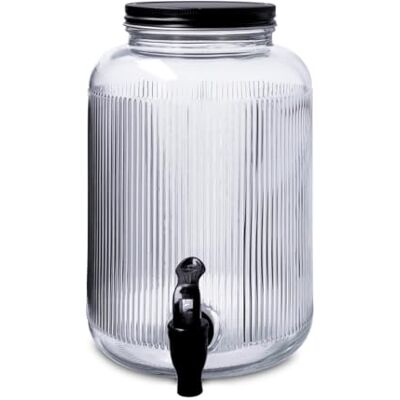 Quid Maison Dispenser - Glas 4L Bicolor Quid Maison Dispenser - Glas 4L Bicolor