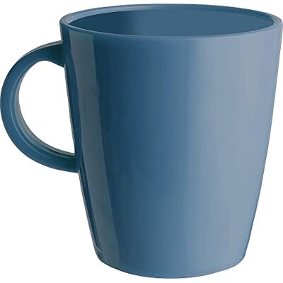 BRUNNER 0830051N.C5T beker met handvat Tuscany, blauw, grijs BRUNNER 0830051N.C5T beker met handvat Tuscany, blauw, grijs