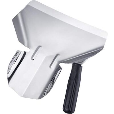 Westmark Friet-/popcornschep, voor rechtshandigen, 1 handvat, bladafmetingen: ca. 20 x 12 cm, lengte: 23 cm, RVS/kunststof, zilver/zwart, 91282270 Westmark Friet-/popcornschep, voor rechtshandigen, 1 handvat, bladafmetingen: ca. 20 x 12 cm, lengte: 23 cm, RVS/kunststof, zilver/zwart, 91282270
