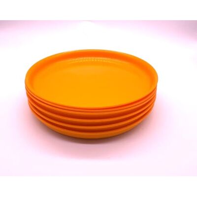Kimmel Bord dinerborden 18 cm 6 stuks in een set Party Servies Kinderservies Camping Servies Plastic Servies Kunstservies Kleur Oranje Kimmel Bord dinerborden 18 cm 6 stuks in een set Party Servies Kinderservies Camping Servies Plastic Servies Kunstservies Kleur Oranje