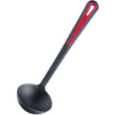Westmark Soeplepel/pollepel, lengte: 31,5 cm, Gallant, zwart/rood, 29562270 Westmark Soeplepel/pollepel, lengte: 31,5 cm, Gallant, zwart/rood, 29562270