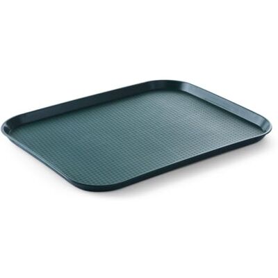 HENDI Fastfood dienblad, AmerBox, groot, schokbestendig, breukbestendig, stapelbaar, 350x450x(H)20mm, polypropyleen, groen HENDI Fastfood dienblad, AmerBox, groot, schokbestendig, breukbestendig, stapelbaar, 350x450x(H)20mm, polypropyleen, groen