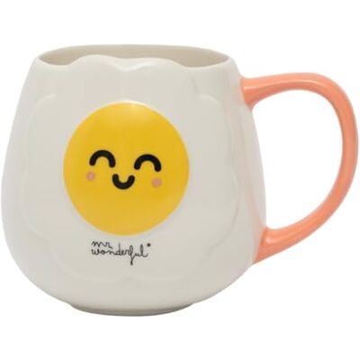 Mr. Wonderful WOA2403880EM -3D Mug-Daisy, Keramiek Mr. Wonderful WOA2403880EM -3D Mug-Daisy, Keramiek