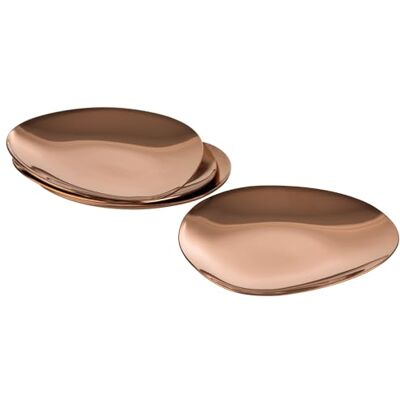 APS PEBBLES Vierkante Bord met koperafwerking - Servies APS PEBBLES Vierkante Bord met koperafwerking - Servies