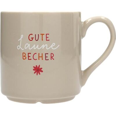 Depesche 0013594-002 lievelingsbeker motief nr. 2, mok met handvat met spreuk, 300 ml, van porselein, gedeeltelijk met goudfolie en opdruk aan de binnenkant Depesche 0013594-002 lievelingsbeker motief nr. 2, mok met handvat met spreuk, 300 ml, van porselein, gedeeltelijk met goudfolie en opdruk aan de binnenkant