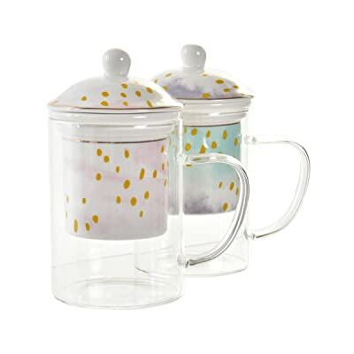 DKD Home Decor Mok met filter, standaard DKD Home Decor Mok met filter, standaard