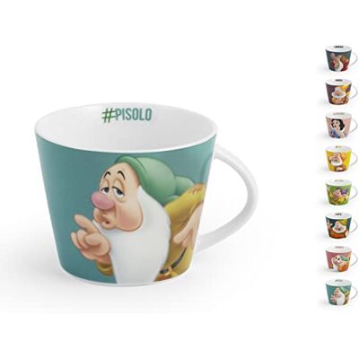 HOME Nani Hashtag Set 12 kopjes porselein, CC270, kleurrijke en vrolijke mokken, meerkleurig HOME Nani Hashtag Set 12 kopjes porselein, CC270, kleurrijke en vrolijke mokken, meerkleurig