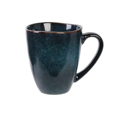 HOME DECO FACTORY CMP IBERICA Grijze pot, blauw, 300 ml HOME DECO FACTORY CMP IBERICA Grijze pot, blauw, 300 ml