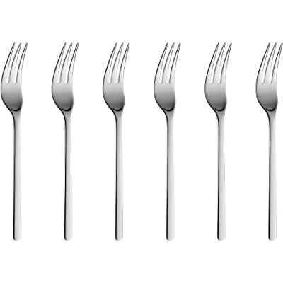 Gerlach Cake Forks Set of 6 Glossy Modern Gerlach Cake Forks Set of 6 Glossy Modern