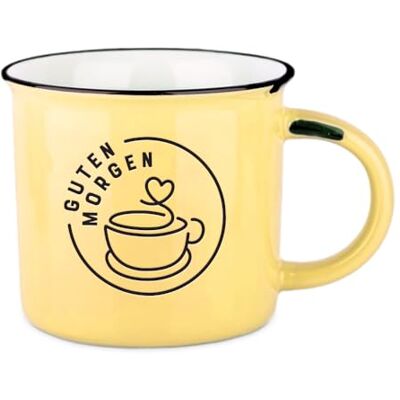 Grafik Werkstatt Vintage koffiemok keramische mok om cadeau te geven 400 ml Goedemorgen Grafik Werkstatt Vintage koffiemok keramische mok om cadeau te geven 400 ml Goedemorgen