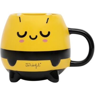 Mr. Wonderful Beker 3D - Bij - Mok Mr. Wonderful Beker 3D - Bij - Mok
