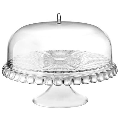 Guzzini Tiffany, Taartplateau met Bel Transparant, Ø 36 x h28 cm 19940000 Guzzini Tiffany, Taartplateau met Bel Transparant, Ø 36 x h28 cm 19940000
