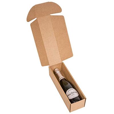 ONLY BOXES Kartox Geschenkdoos met 1 fles, doos voor champagne of champagnekleuren, 4 stuks ONLY BOXES Kartox Geschenkdoos met 1 fles, doos voor champagne of champagnekleuren, 4 stuks