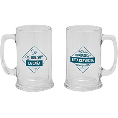 Mr Wonderful Glazen Set - 430ml - Leuk Bericht Drinkware Mr Wonderful Glazen Set - 430ml - Leuk Bericht Drinkware