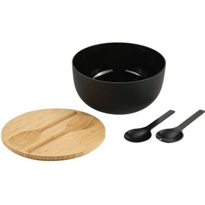 Kesper Zwarte Fruit- & Saladeschaal Set - Keukengerei Kesper Zwarte Fruit- & Saladeschaal Set - Keukengerei