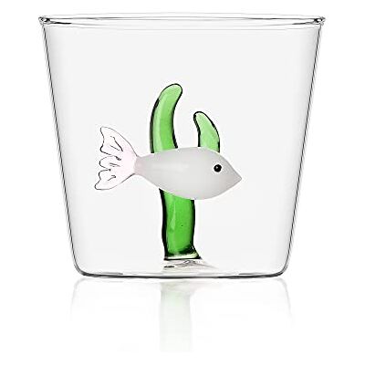 Ichendorf Milano 0.09352057 Tumbler met witvis/algengroene collectie Marine Garden Ichendorf Milano 0.09352057 Tumbler met witvis/algengroene collectie Marine Garden