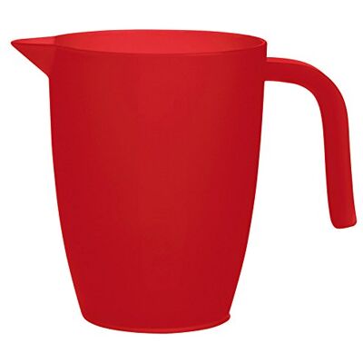 Excelsa Rainbow gegradueerde karaf 1 liter, rood Excelsa Rainbow gegradueerde karaf 1 liter, rood