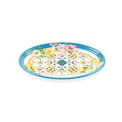 Guzzini Klein, ovaal dienblad van melamine, verschillende kleuren, "FLOWER&LEMON Guzzini Klein, ovaal dienblad van melamine, verschillende kleuren, "FLOWER&LEMON