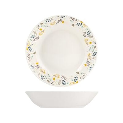 HOME Zahra Set van 6 soepborden, porselein, 20 cm HOME Zahra Set van 6 soepborden, porselein, 20 cm