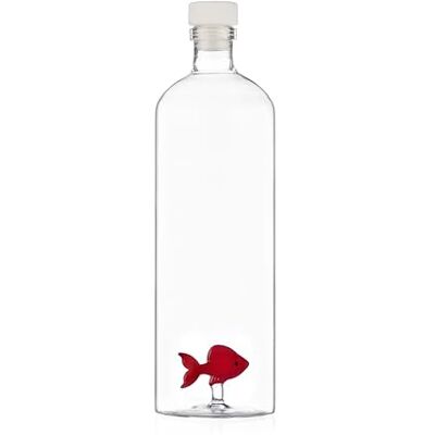Ichendorf Milano fles goudvis, collectie Animal Farm, 115 cl, borosilicaatglas, handgemaakt Ichendorf Milano fles goudvis, collectie Animal Farm, 115 cl, borosilicaatglas, handgemaakt