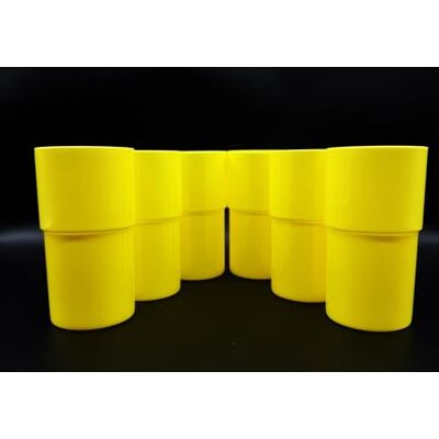 Kimmel Drinkbekers 330 ml set van 6 geel Kimmel Drinkbekers 330 ml set van 6 geel