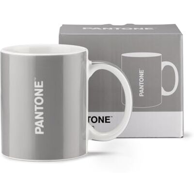 Pantone Opal Grijs Mok - Porselein, 350 ml, Duurzaam & Vaatwasserbestendig Pantone Opal Grijs Mok - Porselein, 350 ml, Duurzaam & Vaatwasserbestendig