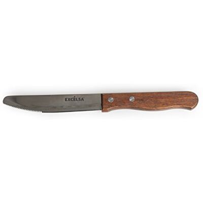 Excelsa Steak Pack met 2 maxi-steakmessen met handvat, roestvrij staal, zilver, 2 stuks Excelsa Steak Pack met 2 maxi-steakmessen met handvat, roestvrij staal, zilver, 2 stuks
