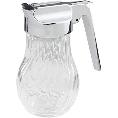 FMprofessional 22545 multifunctionele gieter 280 ml, roestvrij staal/glas, zilver FMprofessional 22545 multifunctionele gieter 280 ml, roestvrij staal/glas, zilver