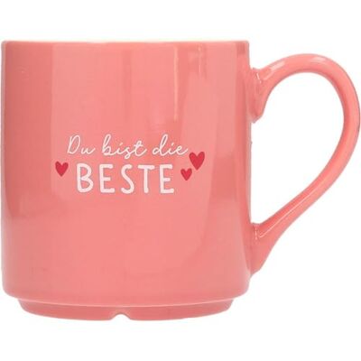 Depesche 0013594-027 lievelingsbeker motief nr. 27, mok met handvat met spreuk, 300 ml, van porselein, gedeeltelijk met goudfolie en opdruk aan de binnenkant Depesche 0013594-027 lievelingsbeker motief nr. 27, mok met handvat met spreuk, 300 ml, van porselein, gedeeltelijk met goudfolie en opdruk aan de binnenkant
