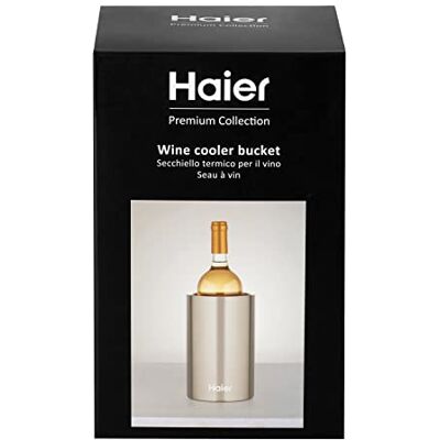 HAIER HAWTB01 Thermische Tafelwijnkoeler, Dubbelwandig Ontwerp, Origineel -Accessoire, Premium Kwaliteit, Roestvrij Staal HAIER HAWTB01 Thermische Tafelwijnkoeler, Dubbelwandig Ontwerp, Origineel -Accessoire, Premium Kwaliteit, Roestvrij Staal