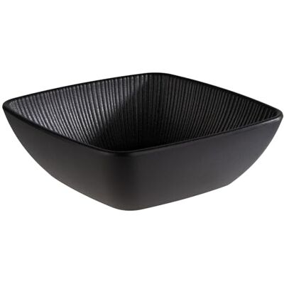 APS 85274 schaal -NERO in zwart, 16,5 x 16,5 cm, hoogte 5,5 cm, 0,6 liter APS 85274 schaal -NERO in zwart, 16,5 x 16,5 cm, hoogte 5,5 cm, 0,6 liter