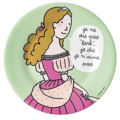 Princesa Je Ne Dis Pas - Melamine Dessertborden - 20x20cm Princesa Je Ne Dis Pas - Melamine Dessertborden - 20x20cm