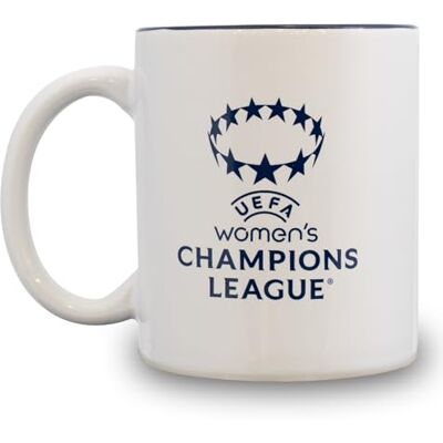 UEFA Champions League-mok voor dames UWCL, officieel gelicentieerde merchandise, thee, koffie, keramiek, 325 ml, geweldig voetbalcadeau-idee, voor kinderen en volwassenen UEFA Champions League-mok voor dames UWCL, officieel gelicentieerde merchandise, thee, koffie, keramiek, 325 ml, geweldig voetbalcadeau-idee, voor kinderen en volwassenen