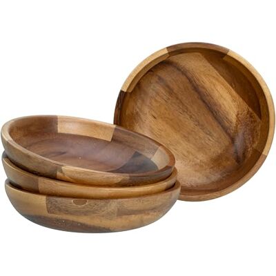 Acacia Houten Kom Set - Nature Collectie Acacia Houten Kom Set - Nature Collectie