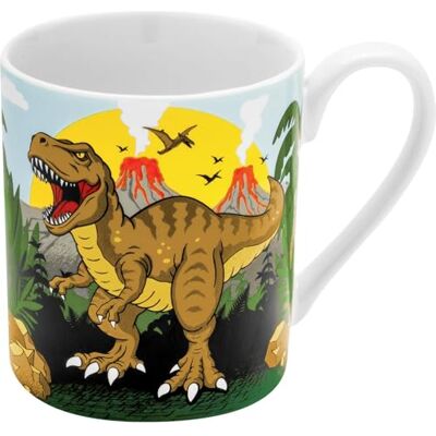 Sheepworld mok met dinosaurus motief porselein, 22 cl Beker voor kinderen, Verjaardagscadeau 74304 Sheepworld mok met dinosaurus motief porselein, 22 cl Beker voor kinderen, Verjaardagscadeau 74304