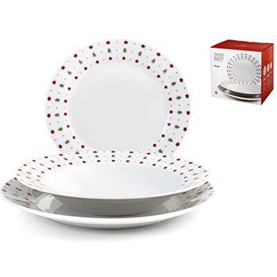 HOME Tafelservies Ala 18-delig, Starlight, porselein (760778) HOME Tafelservies Ala 18-delig, Starlight, porselein (760778)