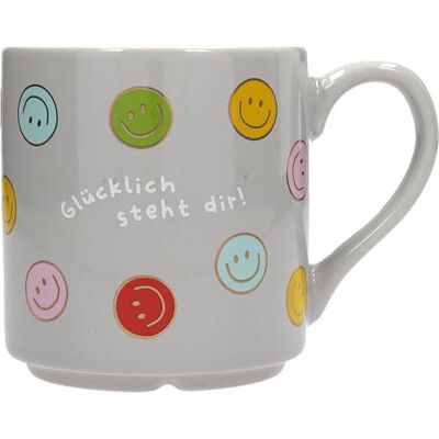 Depesche 0013594-009 lievelingsbeker motief nr. 9, mok met hengsel, 300 ml, van porselein, gedeeltelijk met goudfolie en opdruk aan de binnenkant Depesche 0013594-009 lievelingsbeker motief nr. 9, mok met hengsel, 300 ml, van porselein, gedeeltelijk met goudfolie en opdruk aan de binnenkant