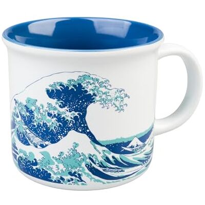 Grupo Erik Ceramic Mug Hokusai The Great Wave Off Kanagawa 13.2 oz 375 ml Coffee Mug Tea, Cool Mugs and Cups Japanese Art Gifts Under 15 Pounds, Gifts For Friends Grupo Erik Ceramic Mug Hokusai The Great Wave Off Kanagawa 13.2 oz 375 ml Coffee Mug Tea, Cool Mugs and Cups Japanese Art Gifts Under 15 Pounds, Gifts For Friends